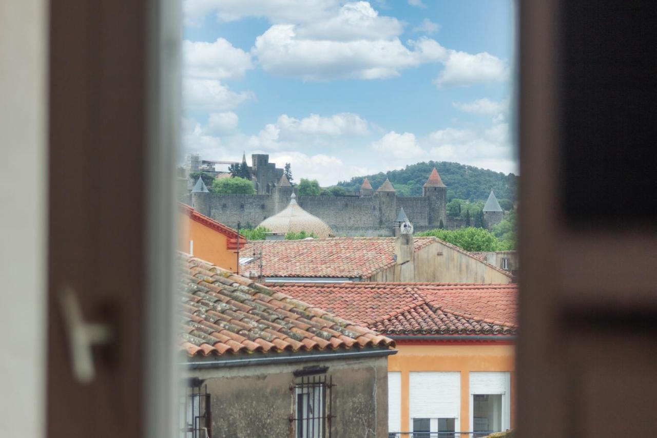 Le Boheme - Netflix - Wifi - Vue Sur La Cite Medievale Et Les Toits Apartment Carcassonne Exterior photo